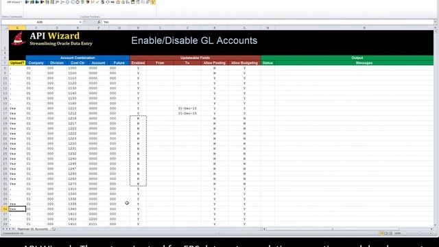 Enable or Disable GL Code Combos смотреть онлайн