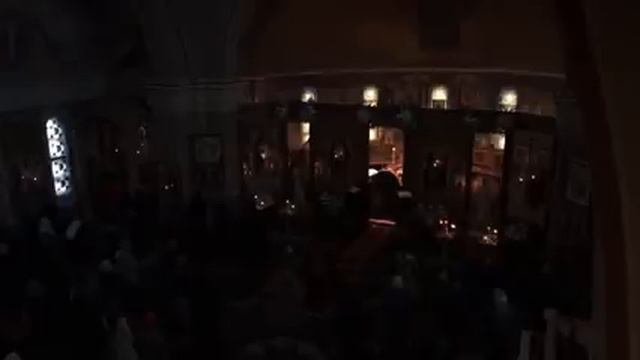 14.04.2020. Великая среда. Вечернее богослужение. Страстная седмица. Запись трансляции. смотреть онлайн