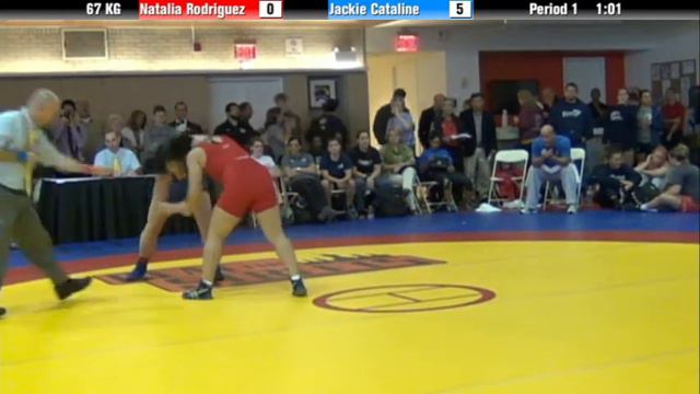 WM 67 KG - Natalia Rodriguez (Puerto Rico) vs Jackie Cataline (Titan Mercury) смотреть онлайн