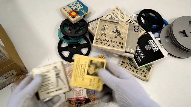 Аудио-видео хлам. Катушки-бобины, пленки и ленты. смотреть онлайн