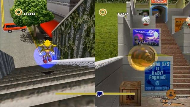 Sonic Adventure 2 HD - Split Screen - City Escape смотреть онлайн