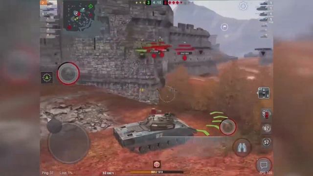 Ufpnjh затащил на Птуре 8400 урона! Wot Blitz 7STAR