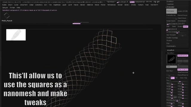 ? ZBrush Fishnets In 1 Minute ? смотреть онлайн