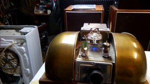 Ламповый усилитель на лампе ГУ 32 их старого чайника.