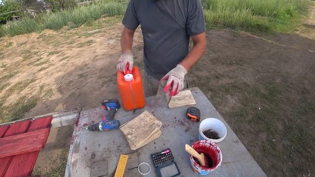 Как очистить доски от бетона и сделать из них деревянную клумбу смотреть онлайн