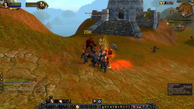 Quest 114: Showdown at Stonewatch (WoW, human, paladin) смотреть онлайн