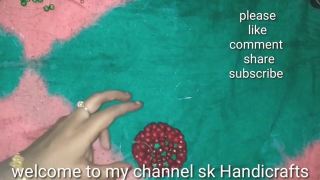 How To Make Beaded Apple | sk handicrafts смотреть онлайн