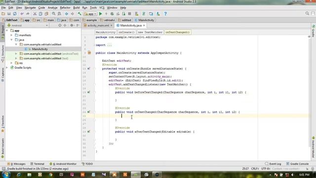 EditText смотреть онлайн
