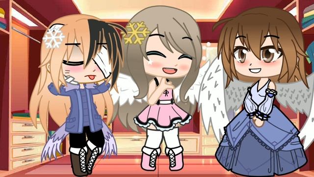 меме" Гимн ангела или демона"//Gacha Club// смотреть онлайн