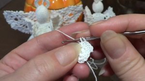 Ангел ажурный крючком часть 1