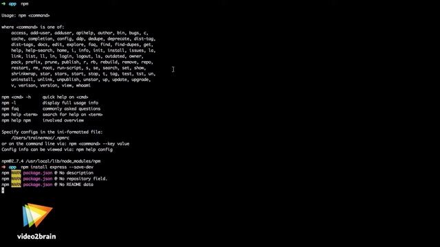 Tutoriel Node.js : En savoir plus sur l'application de test | video2brain.com смотреть онлайн
