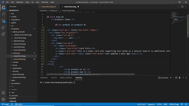 Symfony - Mettre en forme le catalogue avec Bootstrap смотреть онлайн