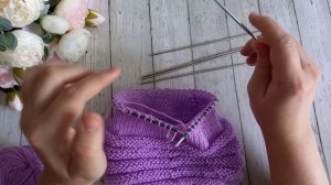 Шапка-чалма спицами/ как сделать бублик для чалмы