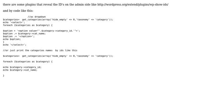 Wordpress: Is there an easy way to get a list of Category IDs? (2 Solutions!!) смотреть онлайн