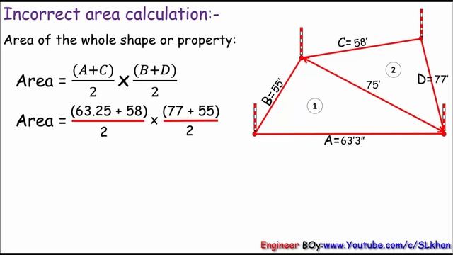 How to calculate land area? #AREA-CALCULATION смотреть онлайн