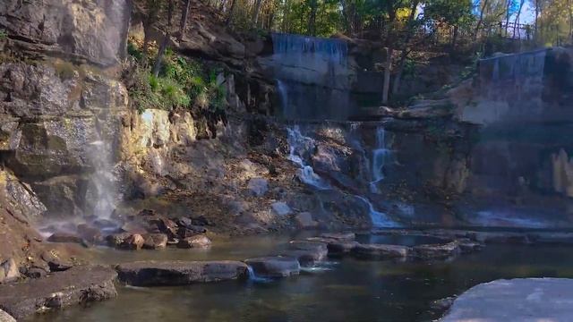 Ландшафтный дизайн парков. Прогулка (#Landscape) Комплекс водопадов "Трезубец Посейдона" смотреть онлайн
