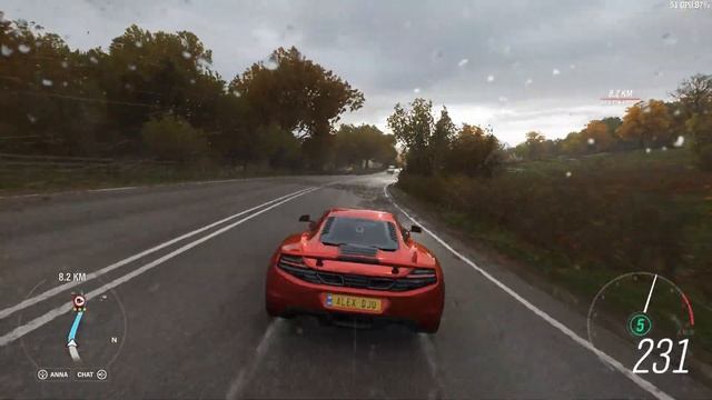 Forza Horizon 4 - 2011 McLaren 12C Coupe - Car Show Speed Jump Crash Test . 1440p 60fps. смотреть онлайн
