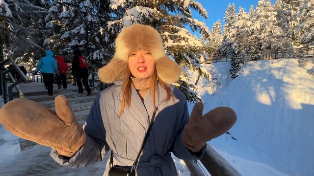 КАРЕЛИЯ ЗИМОЙ ехать или нет? ЦЕНЫ, РЕТРОПОЕЗД, парк РУСКЕАЛА // бюджетный отдых в России смотреть онлайн
