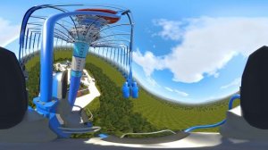 [360 degree video] 360° Swing Carousel Ride Roller Coaster Nintendo Switch Virtual Reality VR Box