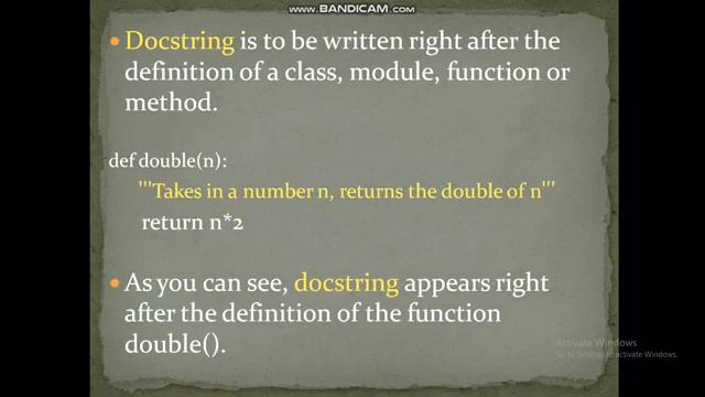 Docstring in Python | Documentation String | Python Tutorial смотреть онлайн