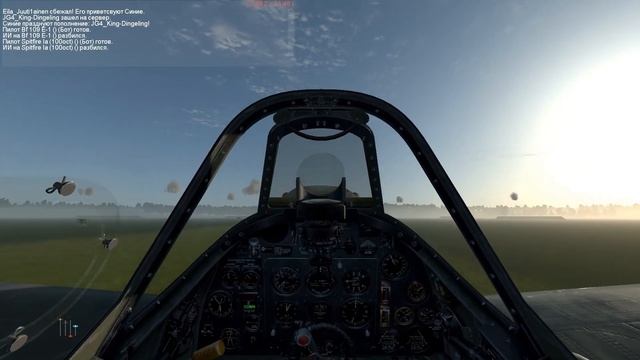 Запуск,взлет,посадка на Spitfire (Il-2 BlitZ) смотреть онлайн