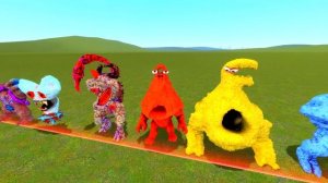 СРАВНЕНИЕ РАЗМЕРОВ НОВОГО АЛФАВИТ ЛОРА! КОШМАРНЫЙ ТИТАН Z В ГАРРИС МОД! ALPHABET LORE В Garry`s Mod