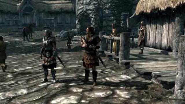 Прохождение SKYRIM 5 , начало , разбор персонажей смотреть онлайн