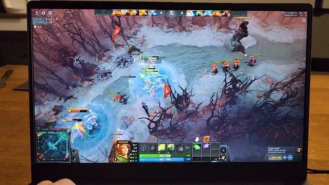 Dota 2 no Galaxy book2 com Intel core i5 1235u e Intel Iris xe смотреть онлайн