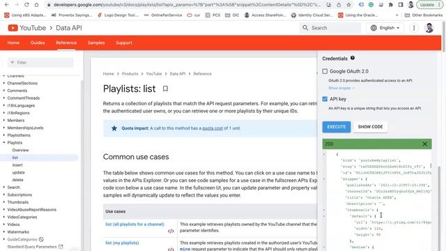 Connecting YouTube to fetch Playlist using Oracle Integration смотреть онлайн