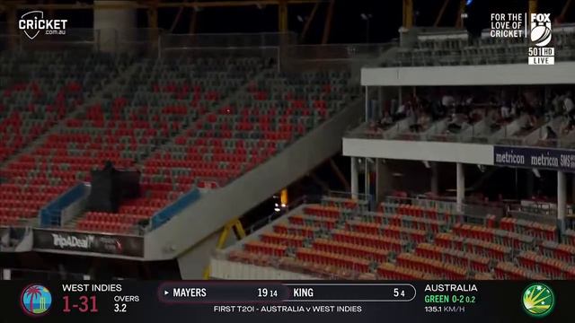 Kyle Mayers massive 105 mt six vs australia | Aus vs Wi смотреть онлайн