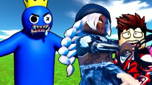 ЭВОЛЮЦИЯ СРАЖЕНИЯ ПРОТИВ МОНСТРОВ ДОРС И РАДУЖНЫХ ДРУЗЕЙ ЧТОБЫ СПАСИ ПРИНЦЕССУ В РОБЛОКС !