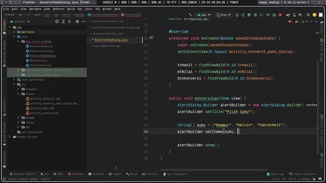 Menampilkan List Alert Dialog di Android Studio смотреть онлайн