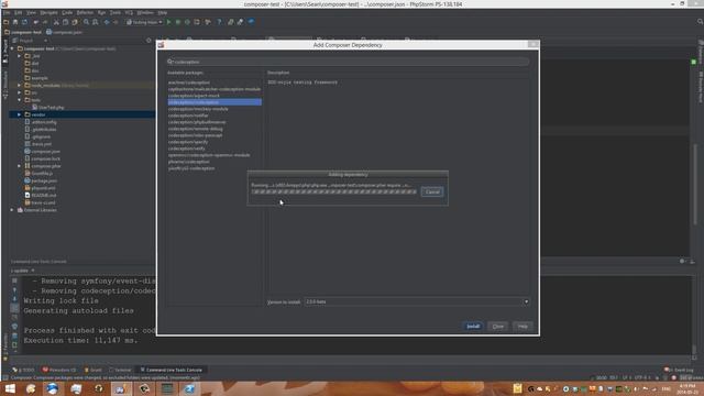 TDD in PHPStorm - Installing and Configuring Codeception in PHPStorm смотреть онлайн