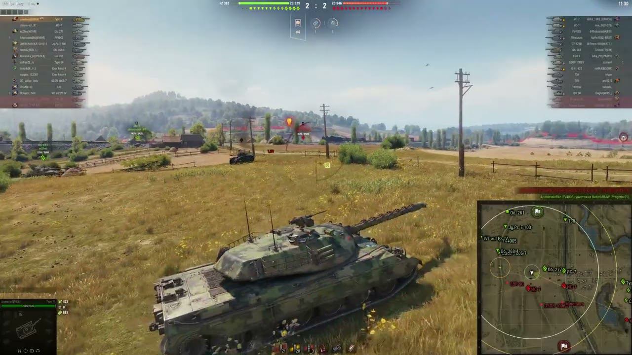 Мир Танков Type 71 бой на мастер