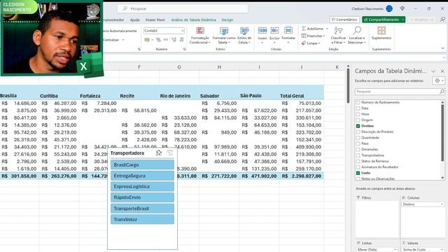 Aprenda Criar Vários Relatórios Rápidos com Tabela Dinâmica no Excel ? смотреть онлайн