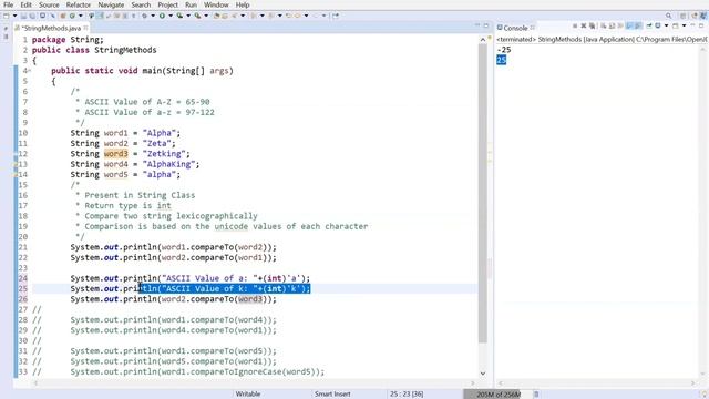 compareTo() method in String| By LearnWithVishalGiri #learnwithvishalgiri #java #string смотреть онлайн