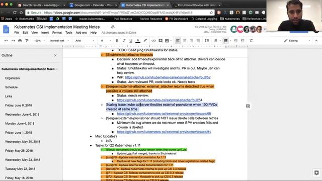 Kubernetes SIG Storage - CSI Implementation Workgroup 20180608 смотреть онлайн