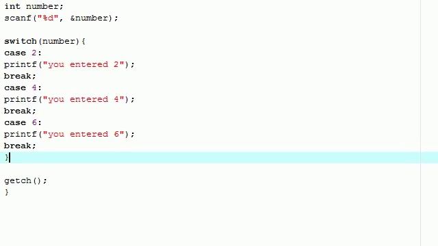 C Programming Tutorial - 8 - Switch Statement смотреть онлайн