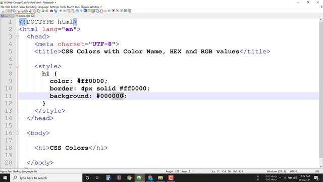 2.5 - CSS Colors - Color with Name, HEX, RGB and HSL Values | CSS Bangla Tutorial смотреть онлайн