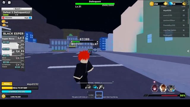 New Mob Psyco Game Psycho 100: Infinity Roblox смотреть онлайн