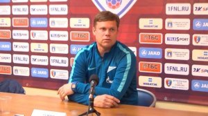 Послематчевая пресс-конференция тренеров В. Радимов, А. Талалаев