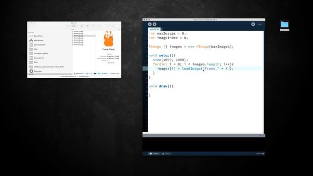 PROCESSING: 11.2 Animar secuencia de imágenes [En español] смотреть онлайн