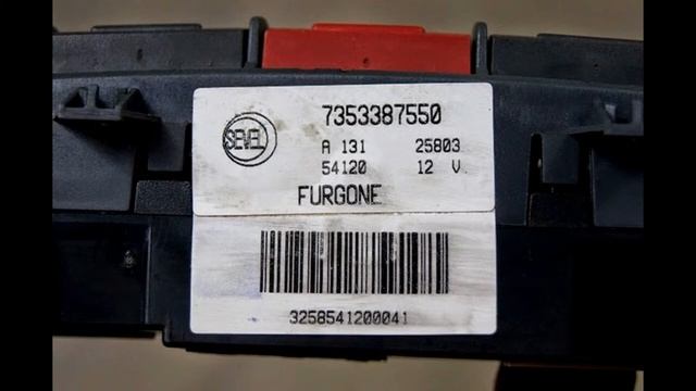 Panel świateł awaryjnych kierunkowskazów FIAT DUCATO CITROEN JUMPER PEUGEOT BOXER 02-06 7353387550 смотреть онлайн