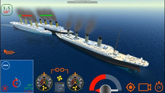 Titanic VS Britannic VS Olympic - Ship Handling Simulator - Ship Mooring 3D смотреть онлайн
