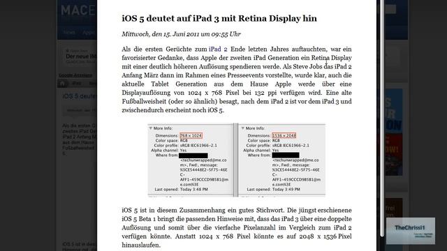 InfoVideo: iPad 3 mit Retina Display?! смотреть онлайн