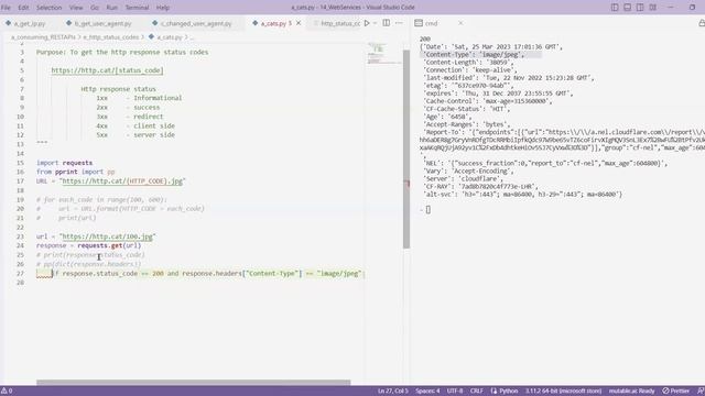 class32 consuming REST APIs, using urllib and requests modules смотреть онлайн