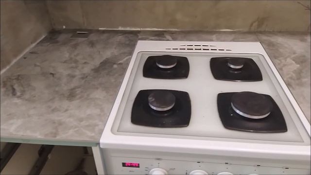 Столешница и подоконник из гипсокартона с облицовкой керамогранитом. Фартук на кухне. смотреть онлайн