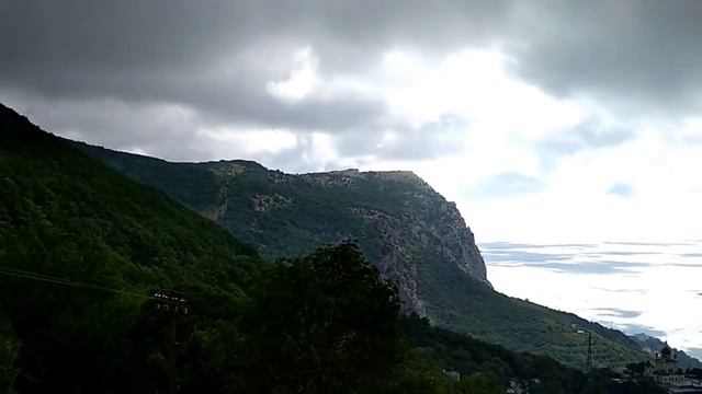 КРЫМ: перевал Байдарские ворота (503 метра над уровнем моря) смотреть онлайн