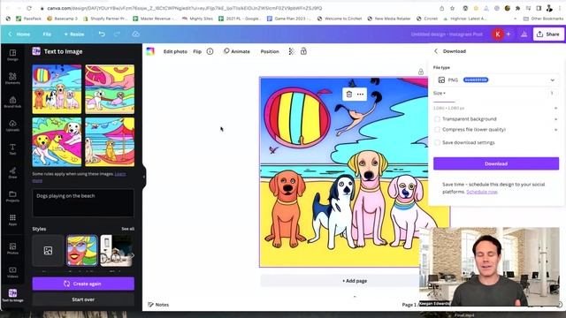 How to Create Social Media Images using AI in Canva смотреть онлайн