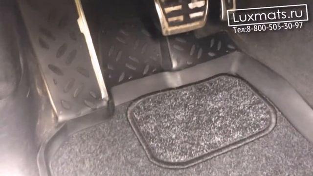Всесезонные автомобильные коврики в салон Audi Q5 (Ауди Q5) 2008-2016 Luxmats.ru